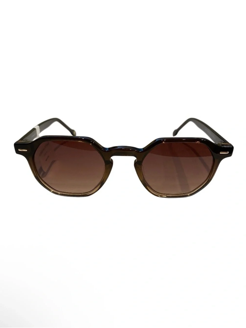 NEW Carolina Lemke Kyson Ocean Brown Acetate Sunglasses CL9410